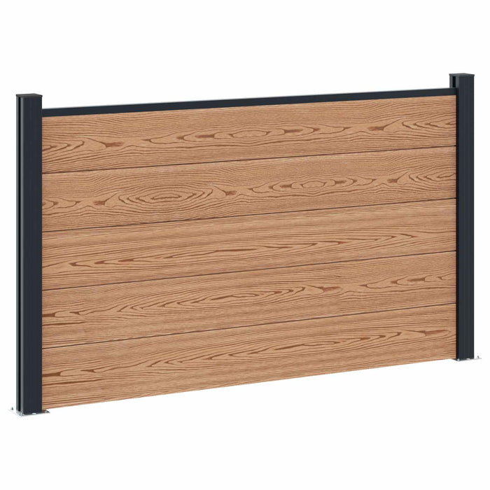 Panou de Gardă WPC și Aluminiu Maro - WALTI WALTI