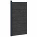 Panou de Gardă WPC și Aluminiu Negru - WALTI WALTI