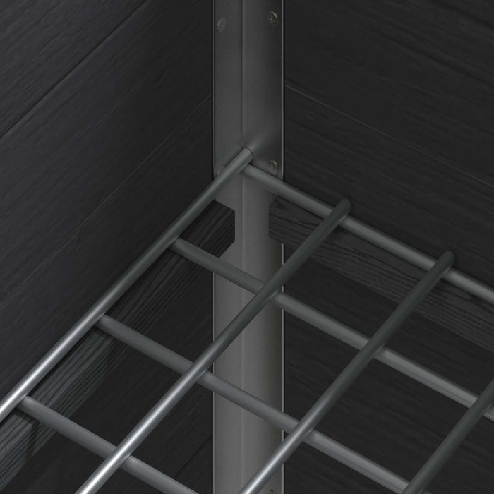 Strat înălțat de grădină Gri 50 x 30 x 22 cm WPC și Aluminiu WALTI