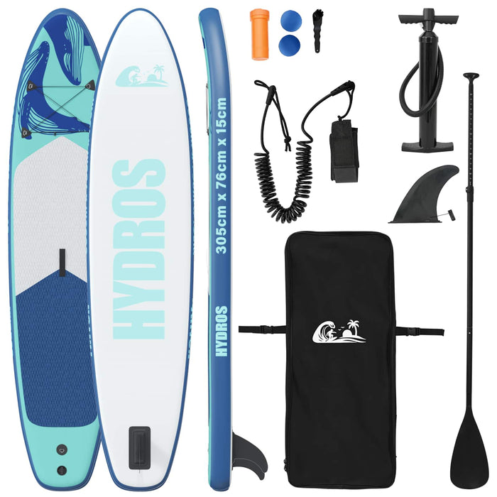 Placă de Paddle Inflabilă HYDROS 305 x 76 x 15 cm Turcoaz WALTI