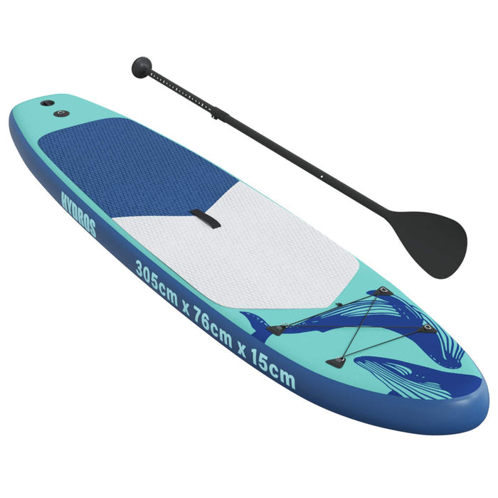 Placă de Paddle Inflabilă HYDROS 305 x 76 x 15 cm Turcoaz WALTI
