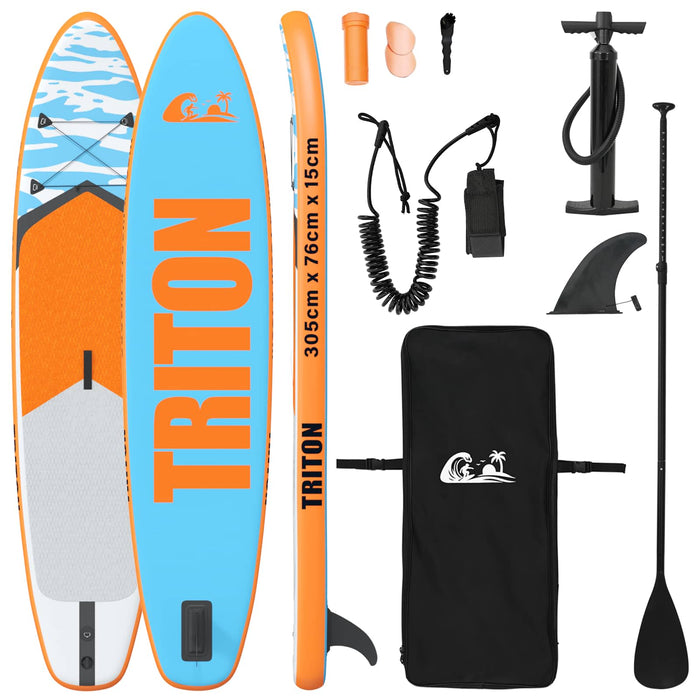 Plăci de paddle gonflabile TRITON 305 x 76 x 15 cm albastru WALTI