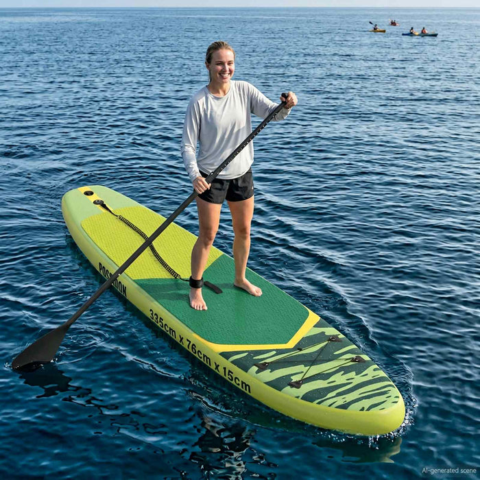 Plăci de paddle board gonflabile POSEIDON Verde PVC WALTI