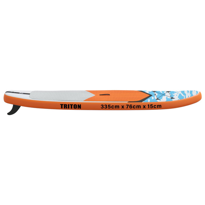 Placă de paddling gonflabilă TRITON 335 x 76 x 15 cm albastru WALTI