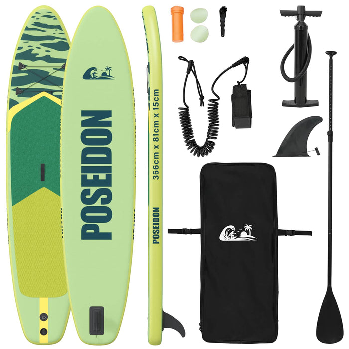Plăci de paddle board gonflabile POSEIDON 366 x 81 x 15 cm WALTI