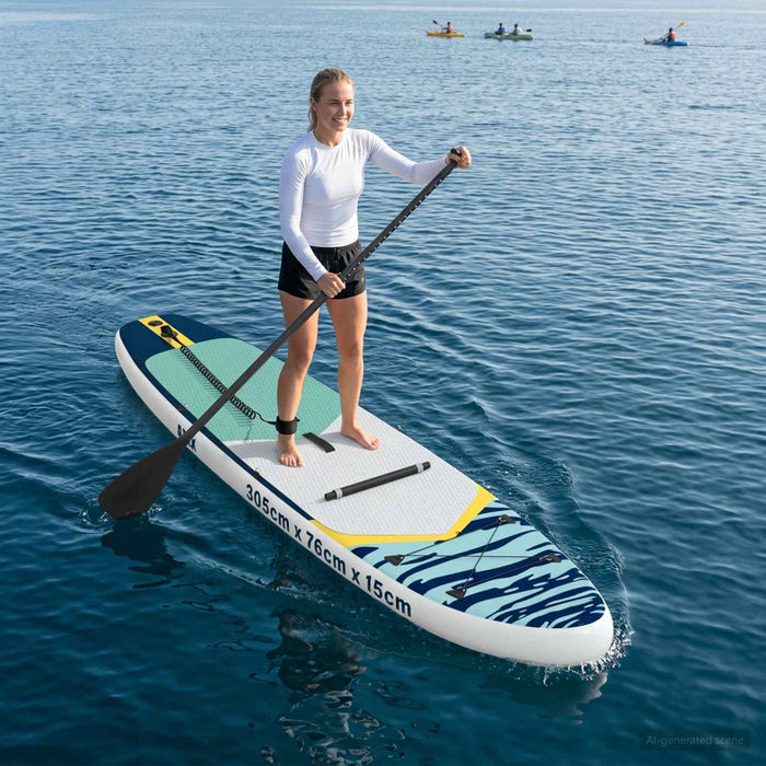 Placă SUP cu Șezlong 2 în 1 APEX 305 x 76 x 15 cm albastru WALTI