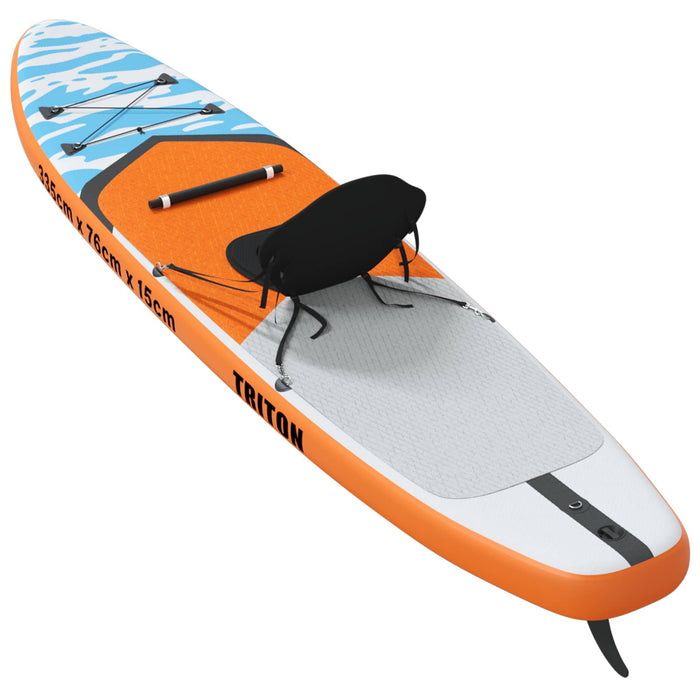 Placă SUP cu Șezlong 2 în 1 TRITON 335 x 76 x 15 cm albastru WALTI