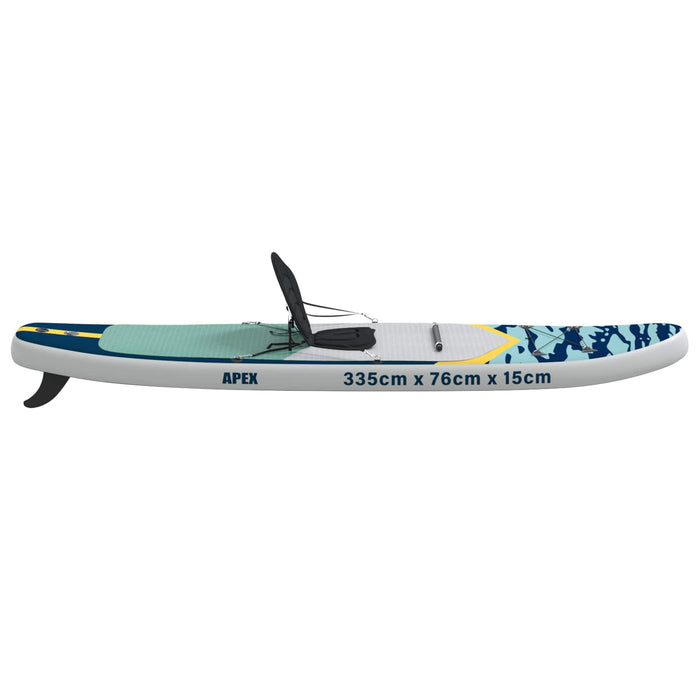 Placă SUP cu Șezlong 2 în 1 APEX 335 x 76 x 15 cm albastru WALTI