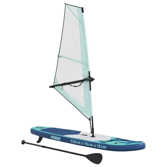 Tablă SUP gonflabilă cu Vela HYDROS 330 x 76 x 15 cm Turcoaz WALTI
