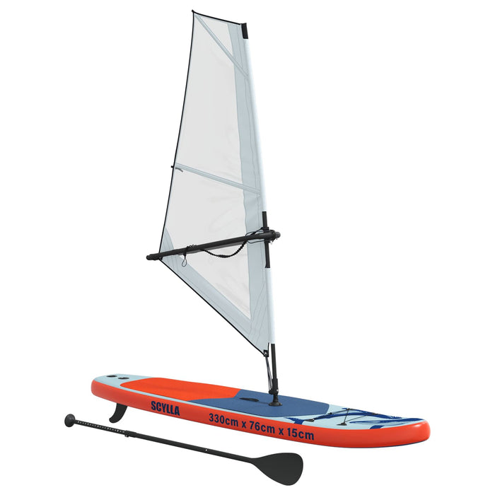 Tablă SUP gonflabilă cu Vela SCYLLA 330 x 76 x 15 cm albastru WALTI
