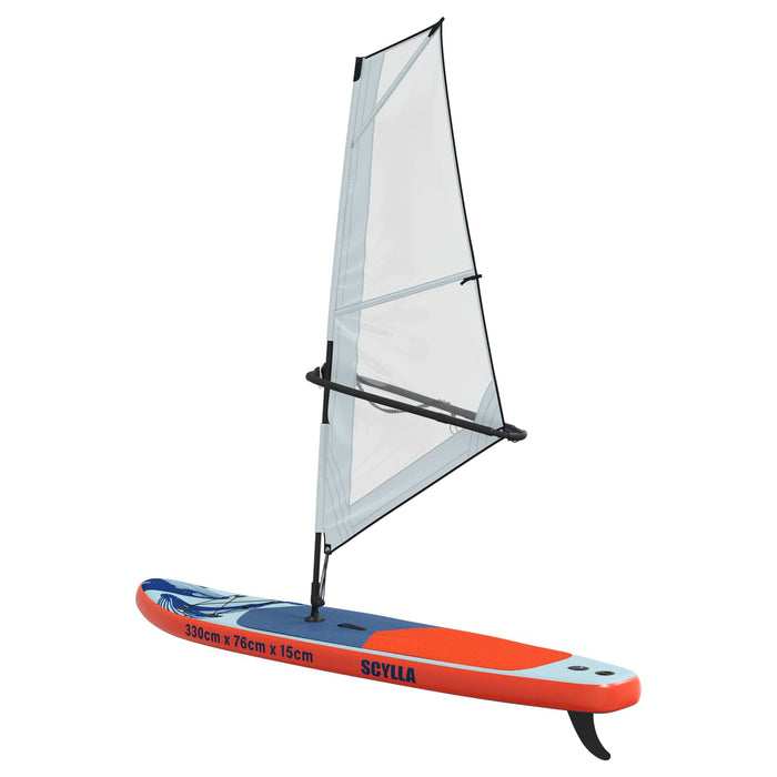 Tablă SUP gonflabilă cu Vela SCYLLA 330 x 76 x 15 cm albastru WALTI