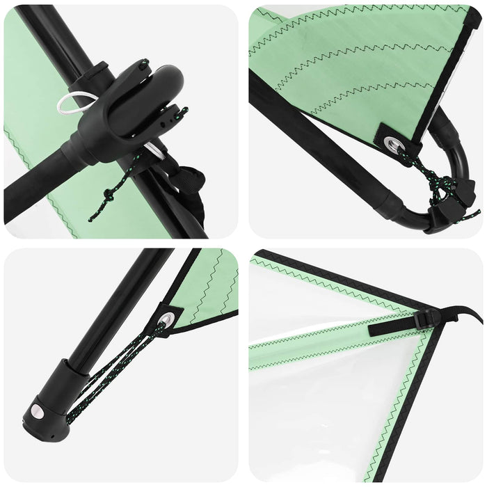 Tablă SUP gonflabilă cu Vela POSEIDON 330 x 76 x 15 cm Verde WALTI