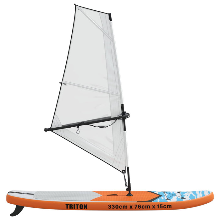 Tablă SUP gonflabilă cu Vela TRITON 330 x 76 x 15 cm albastru WALTI