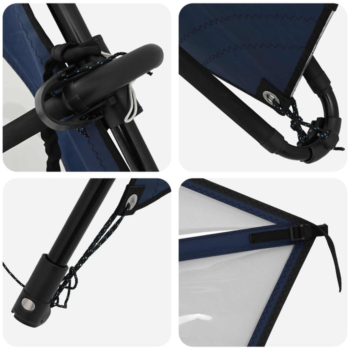 Tablă SUP gonflabilă cu Vela APEX 330 x 76 x 15 cm albastru WALTI