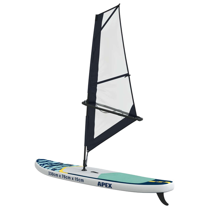 Tablă SUP gonflabilă cu Vela APEX 330 x 76 x 15 cm albastru WALTI