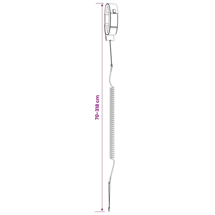 Leash SUP 318 cm WALTI