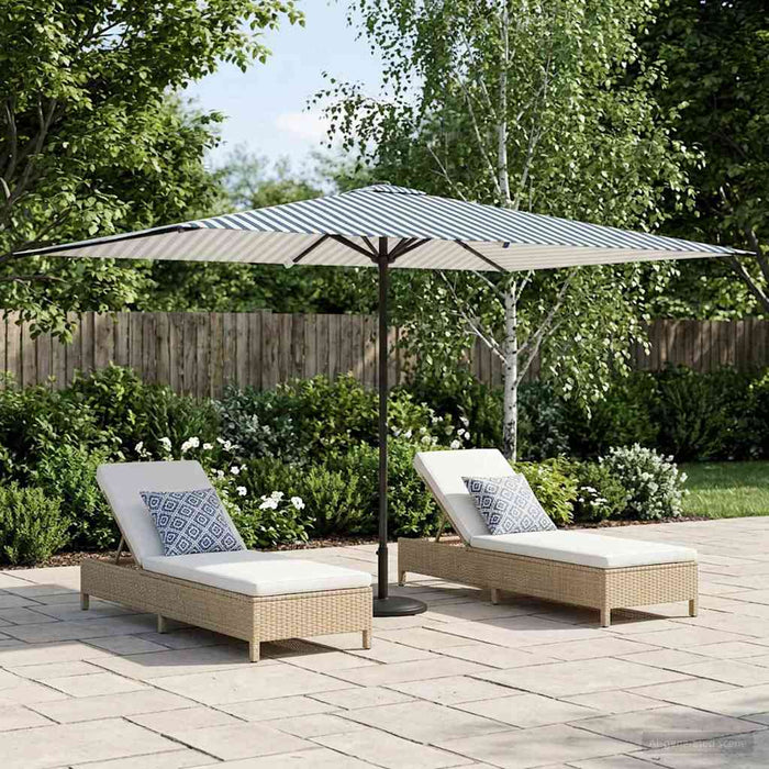 Parasol de Grădină 200 x 300 cm Poliester Dreptunghiular WALTI