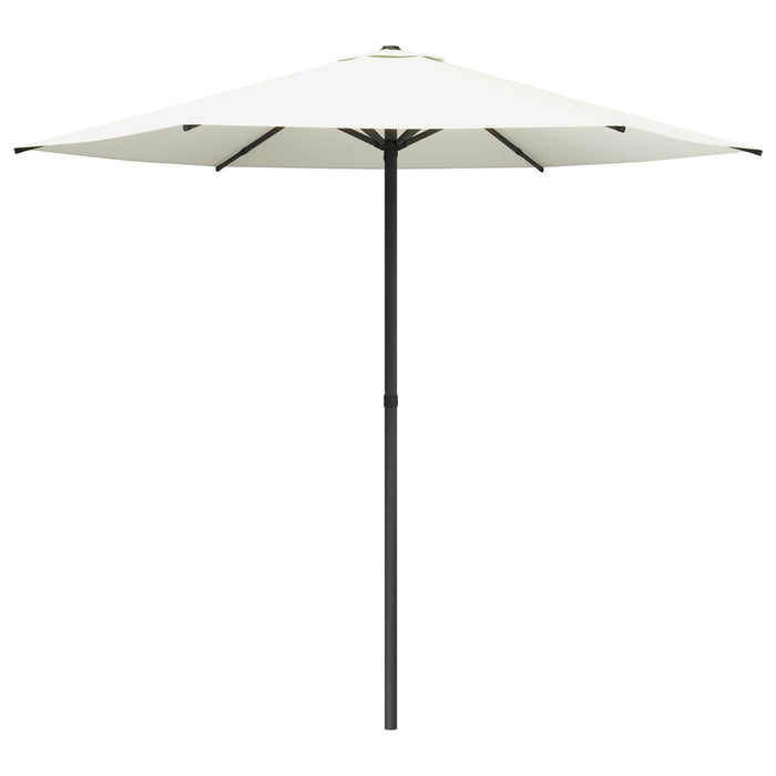 Parasol de Grădină 230 x 230 cm Poliester Dreptunghiular Crem WALTI
