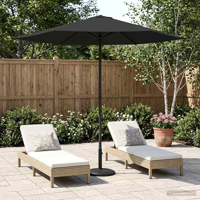 Parasol de Grădină 230 x 230 cm Poliester Dreptunghiular WALTI