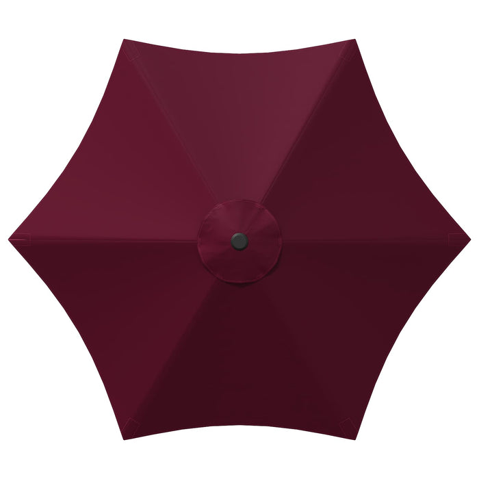 Parasol de Grădină 230 x 230 cm Poliester Dreptunghiular WALTI