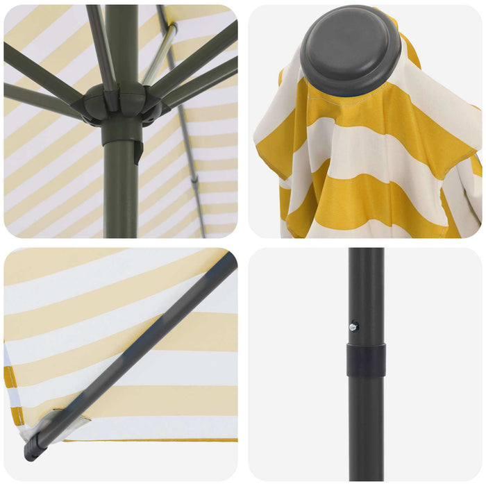 Parasol de Grădină 230 x 230 cm Poliester Dreptunghiular WALTI