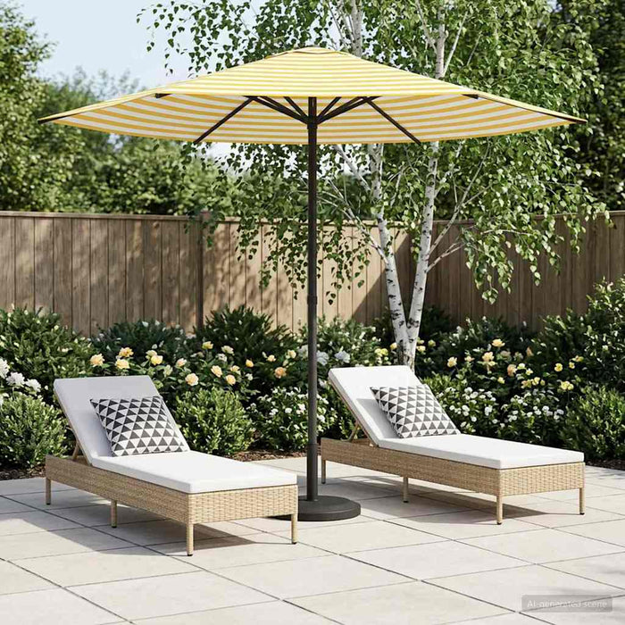 Parasol de Grădină 230 x 230 cm Poliester Dreptunghiular WALTI