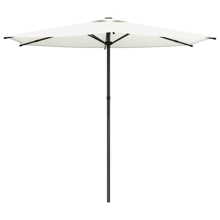 Parasol de Grădină 270 x 270 cm Poliester Dreptunghiular Crem WALTI