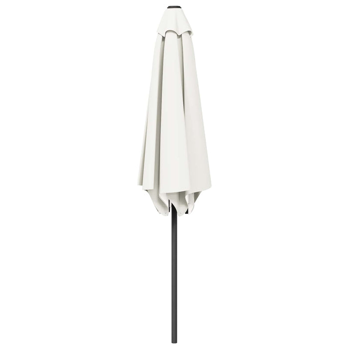 Parasol de Grădină 270 x 270 cm Poliester Dreptunghiular Crem WALTI