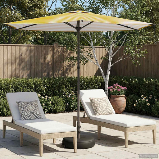 Parasol de Grădină 270 x 270 cm Poliester Dreptunghiular - WALTI WALTI