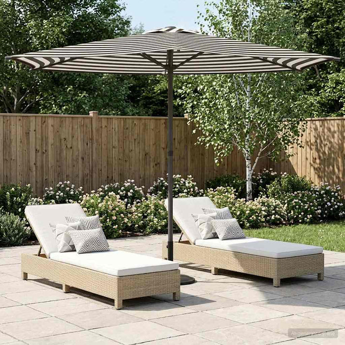 Parasol de Grădină 270 x 270 cm Poliester Dreptunghiular WALTI