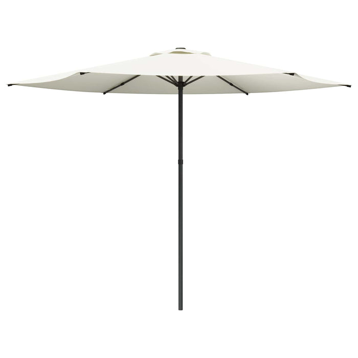 Parasol de Grădină 300 x 300 cm Poliester Dreptunghiular Crem WALTI