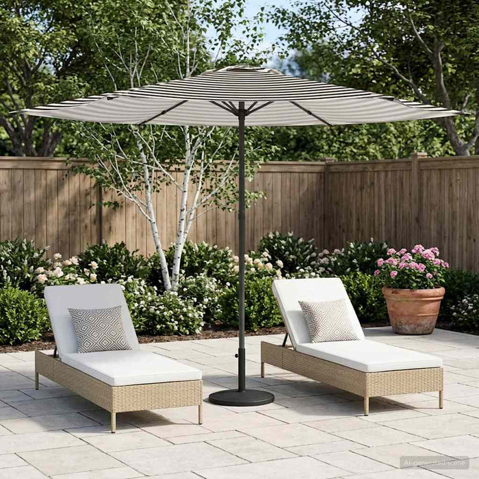 Parasol de Grădină 300 x 300 cm Poliester Dreptunghiular WALTI