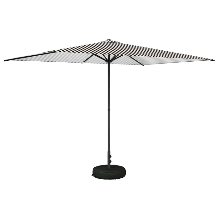 Umbrelă de grădină cu bază 200 x 300 cm Poliester WALTI