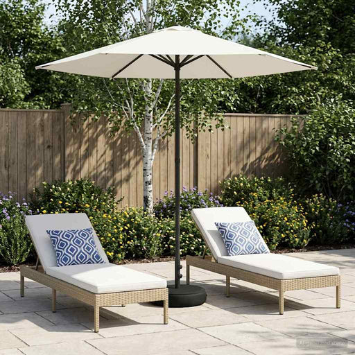 Umbrelă de grădină cu bază 230 x 230 cm Poliester - WALTI WALTI