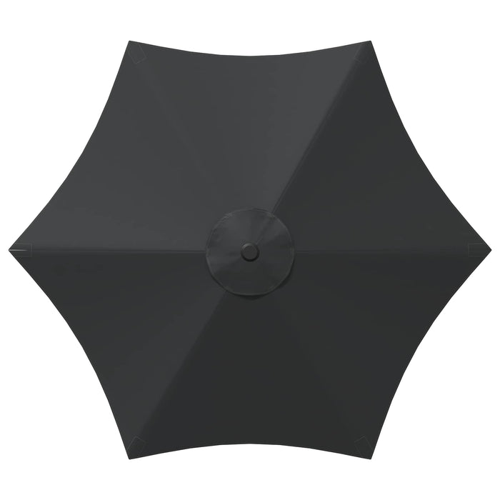 Umbrelă de grădină cu bază 230 x 230 cm Poliester WALTI