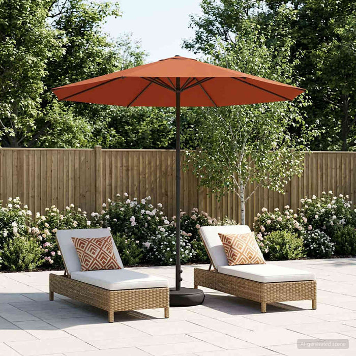 Umbrelă de grădină cu bază 230 x 230 cm Poliester WALTI