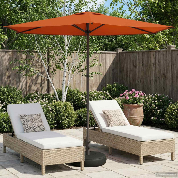 Umbrelă de grădină cu bază 270 x 270 cm Poliester WALTI