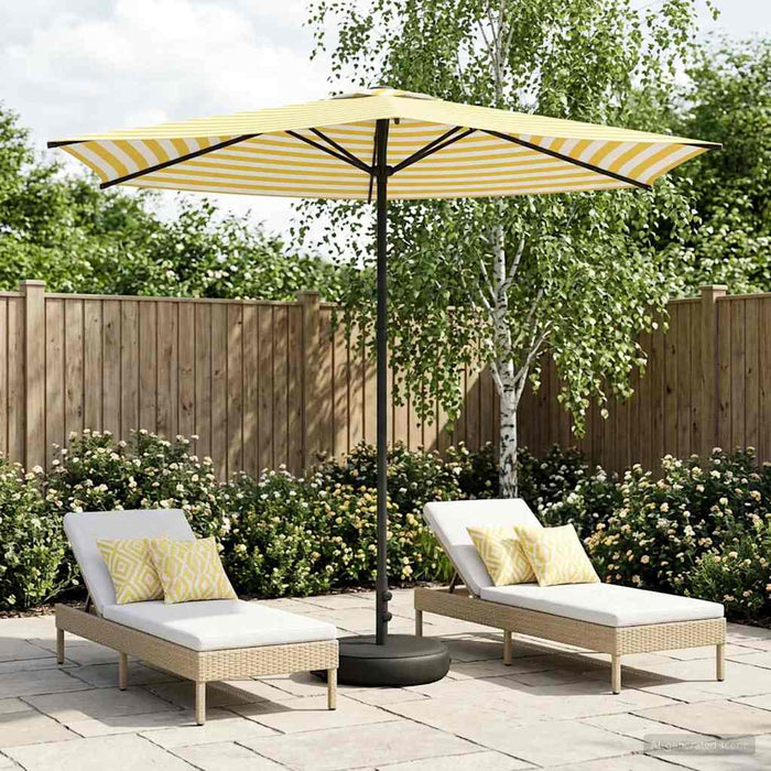 Umbrelă de grădină cu bază 270 x 270 cm Poliester WALTI