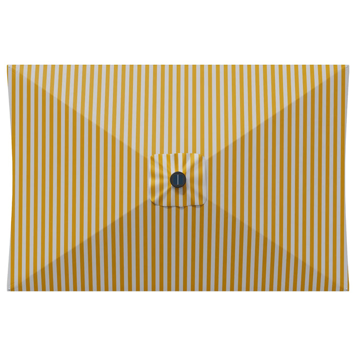 Parasol de grădină cu lumini LED și bază 200 x 300 cm Poliester WALTI