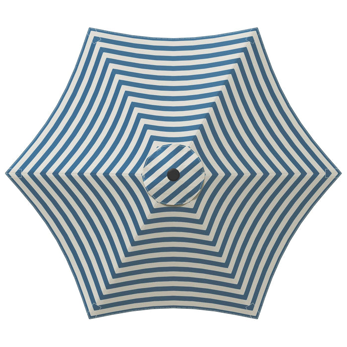 Parasol de grădină cu lumini LED și bază 230 x 230 cm Poliester WALTI