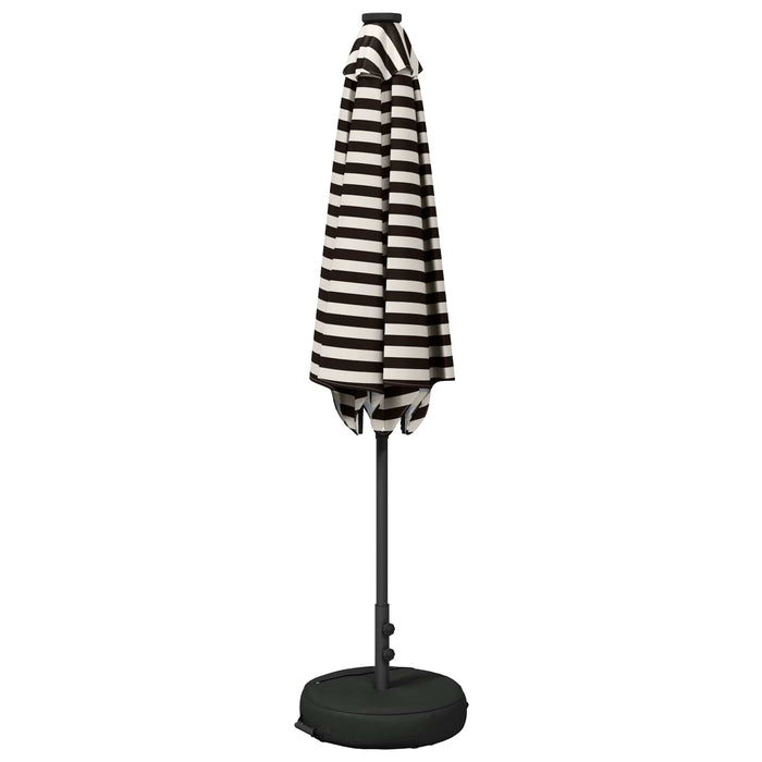 Parasol de grădină cu lumini LED și bază 270 x 270 cm Poliester WALTI