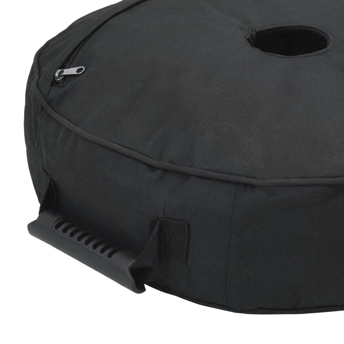 Bază pentru umbrele de patio 50 x 50 cm Oțel Negru WALTI