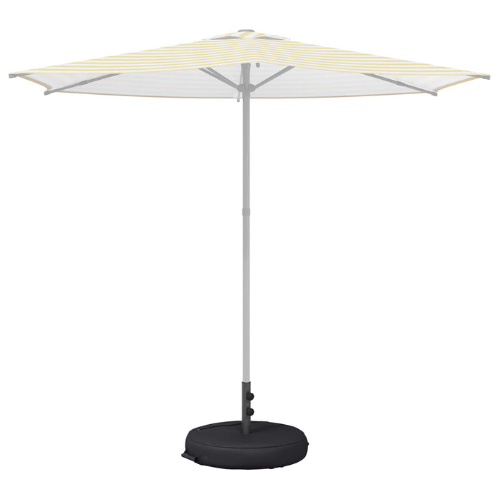 Bază pentru umbrele de patio 60 x 60 cm Oțel Negru WALTI