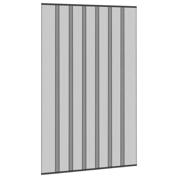 Plasă de insecte cu cortină Negru 160 x 240 cm Poliester WALTI
