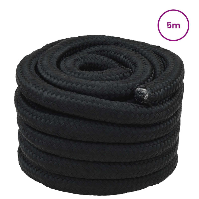 Sfoară de Barcă 5 m 4 Negru PP WALTI