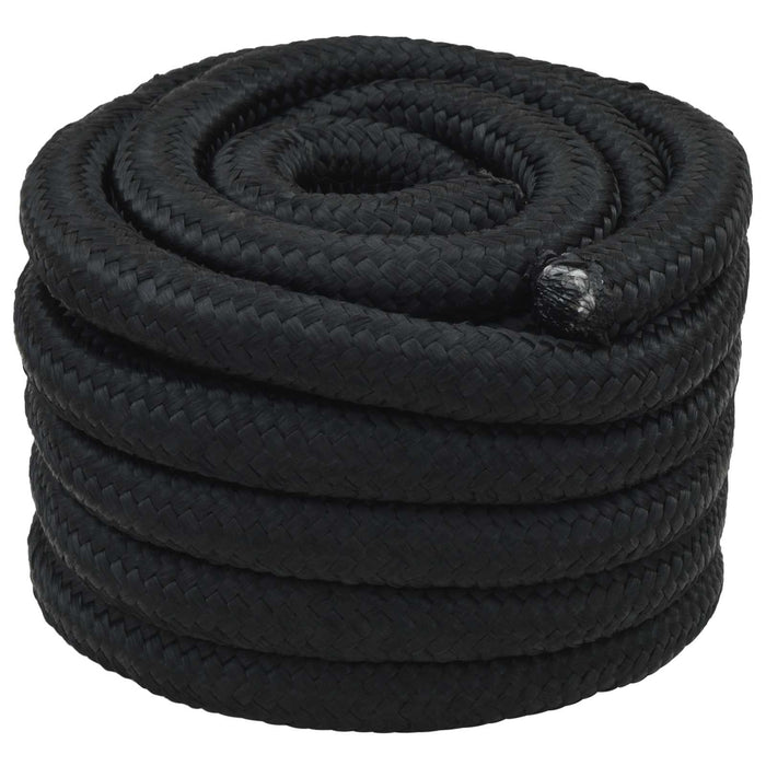 Sfoară de Barcă 10 m 5 Negru PP WALTI