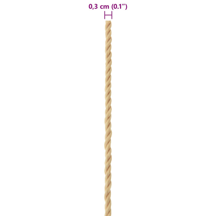 Sfoară de Barcă 25 m 0.3 natural PP WALTI