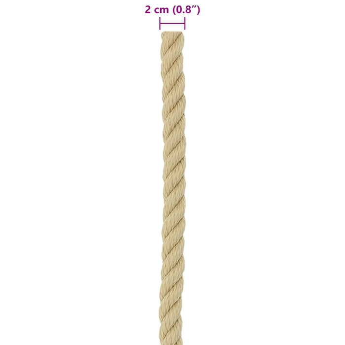 Sfoară de Barcă 100 m 2 natural PP WALTI