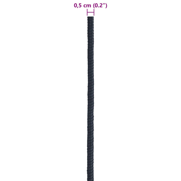 Sfoară de Barcă 0.5 mm 100 m Albastru regal Poliester - WALTI WALTI