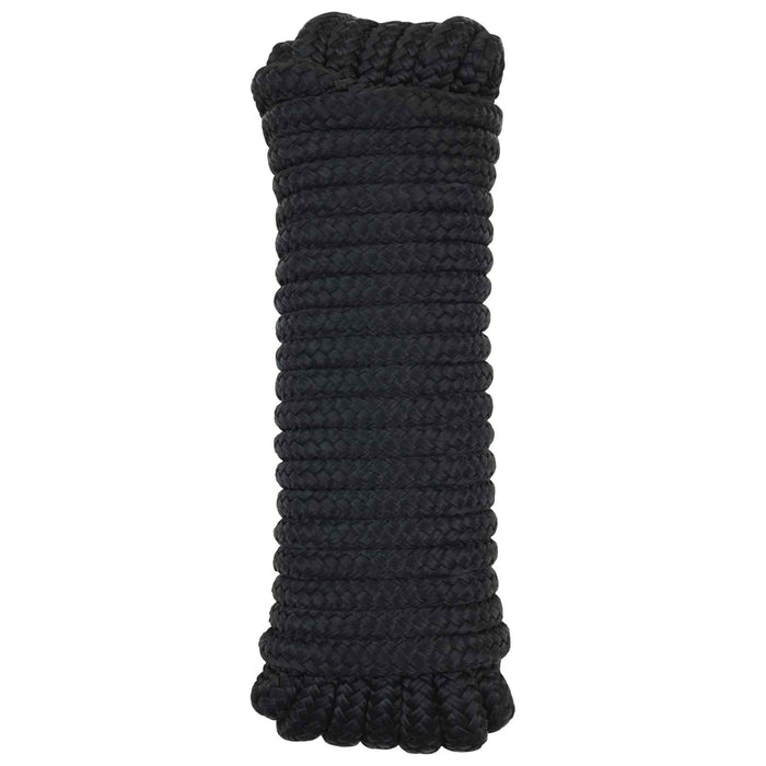 Sfoară de Barcă 9 m 1.4 Negru Poliester WALTI